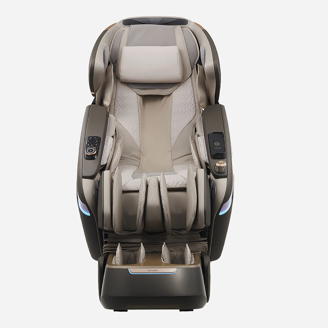 Front view of BioVis Massage Chair in white background