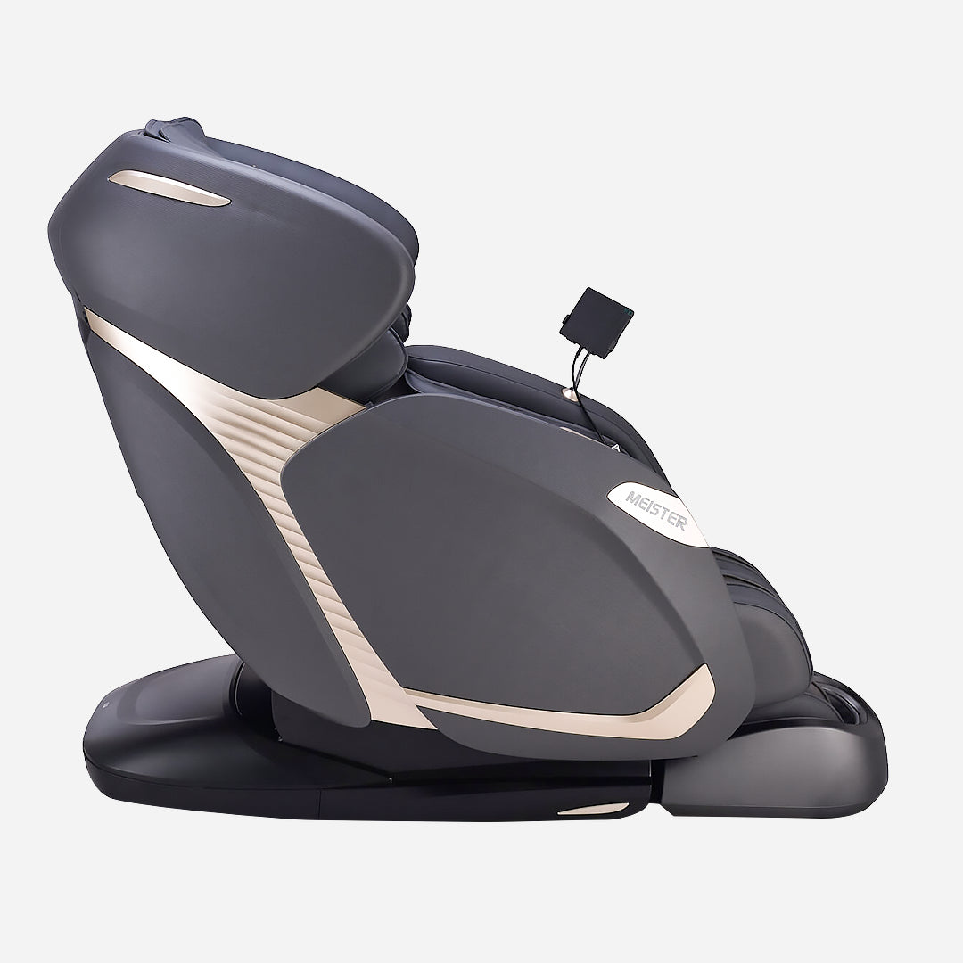 Meister Massage Chair with beige accents on a white background