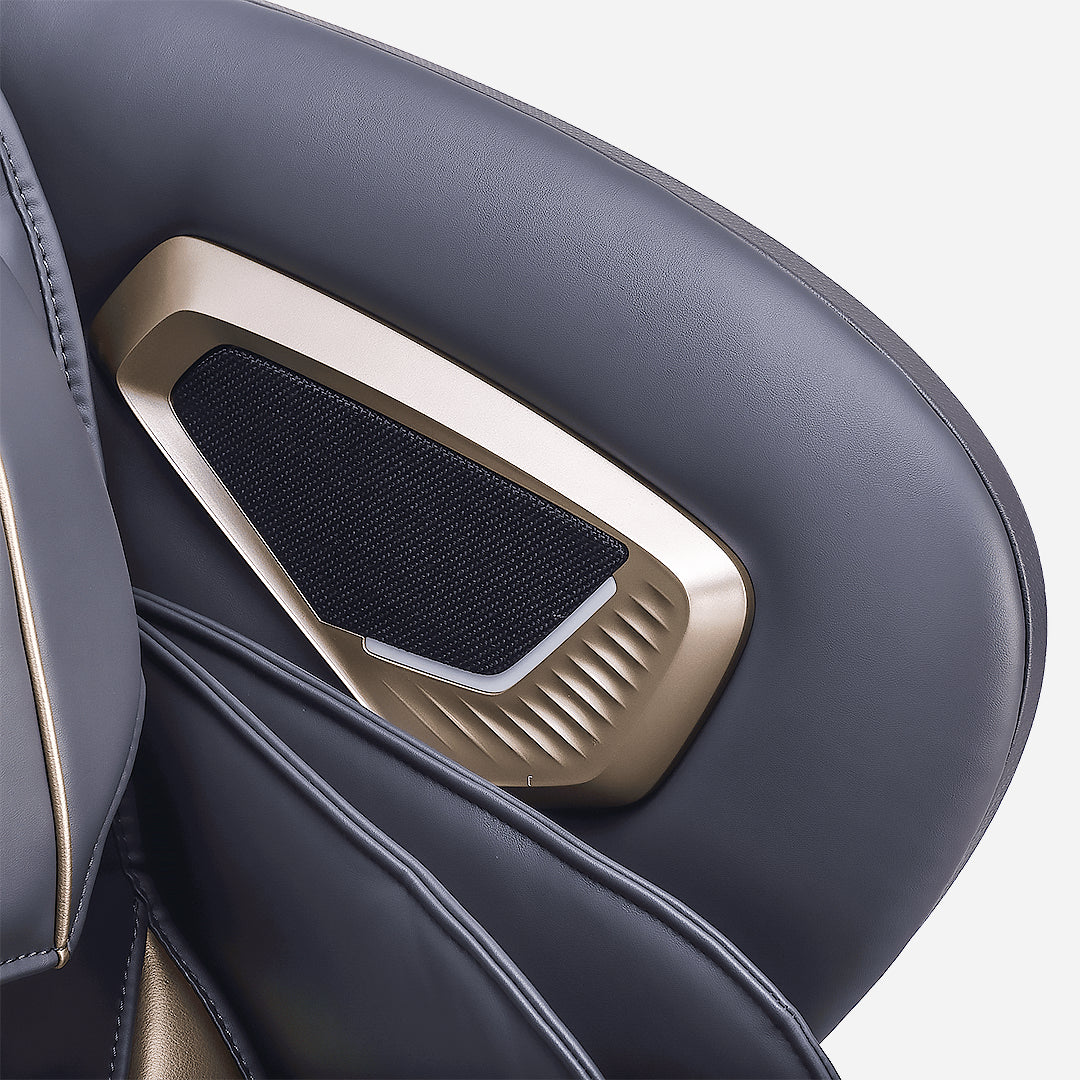 Close-up of the Oagawa Meister with a control panel on a white background 