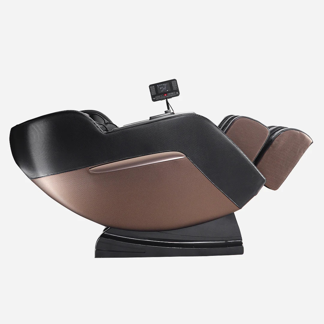 Side View MyZonic Massage Chair with its massage controller