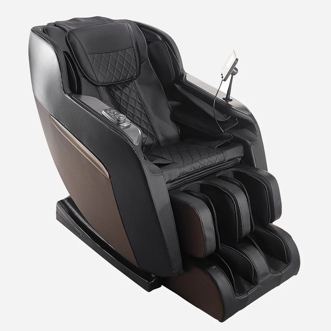Right Side View of Black MyZonic Massage Chair
