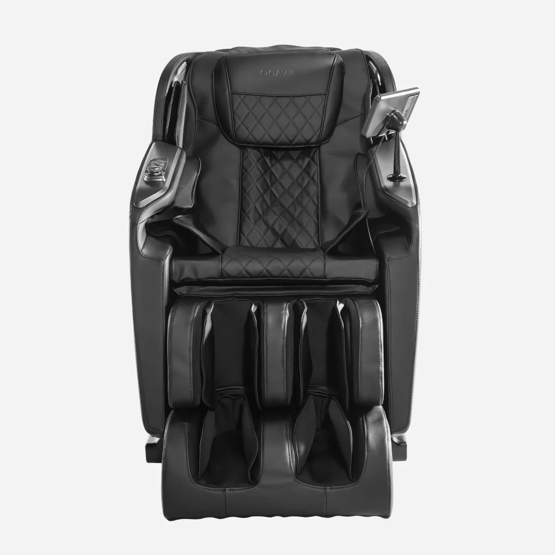 Black MyZonic Massage Chair with advanced Japanese technology feature