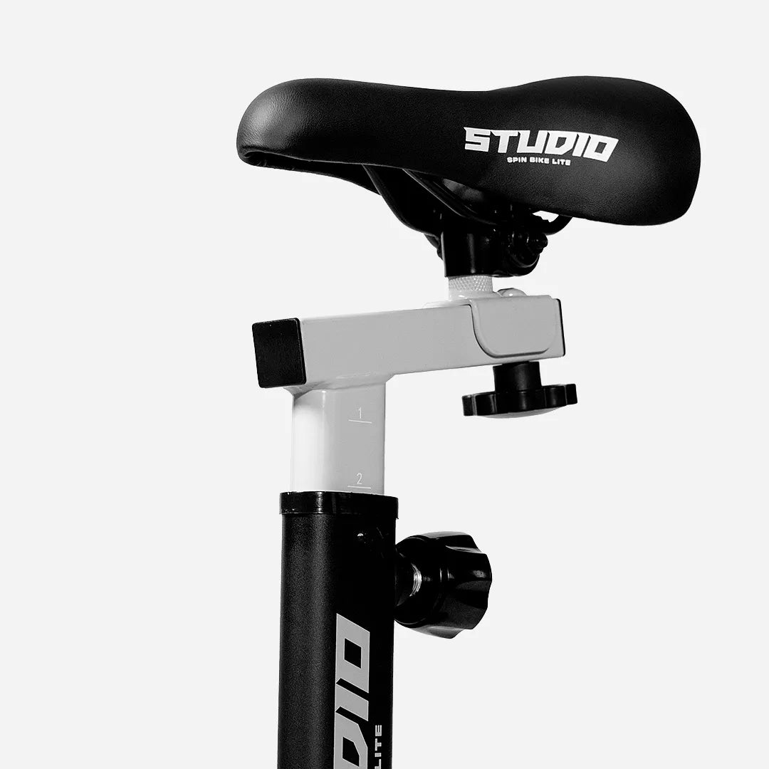 Saddle of Spin Bike Lite in black color