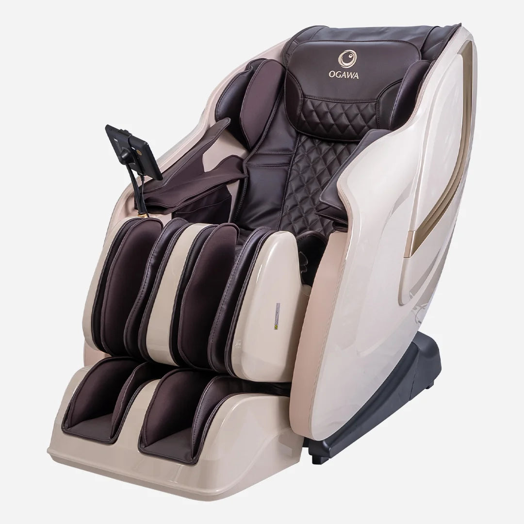 Brown Smart Relux V3 massage chair with touch screen panel
