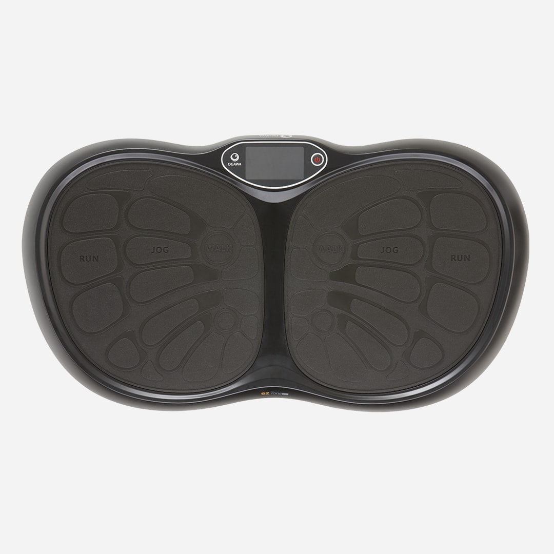Bird Eye view of Black EZ Tone Pro in white background