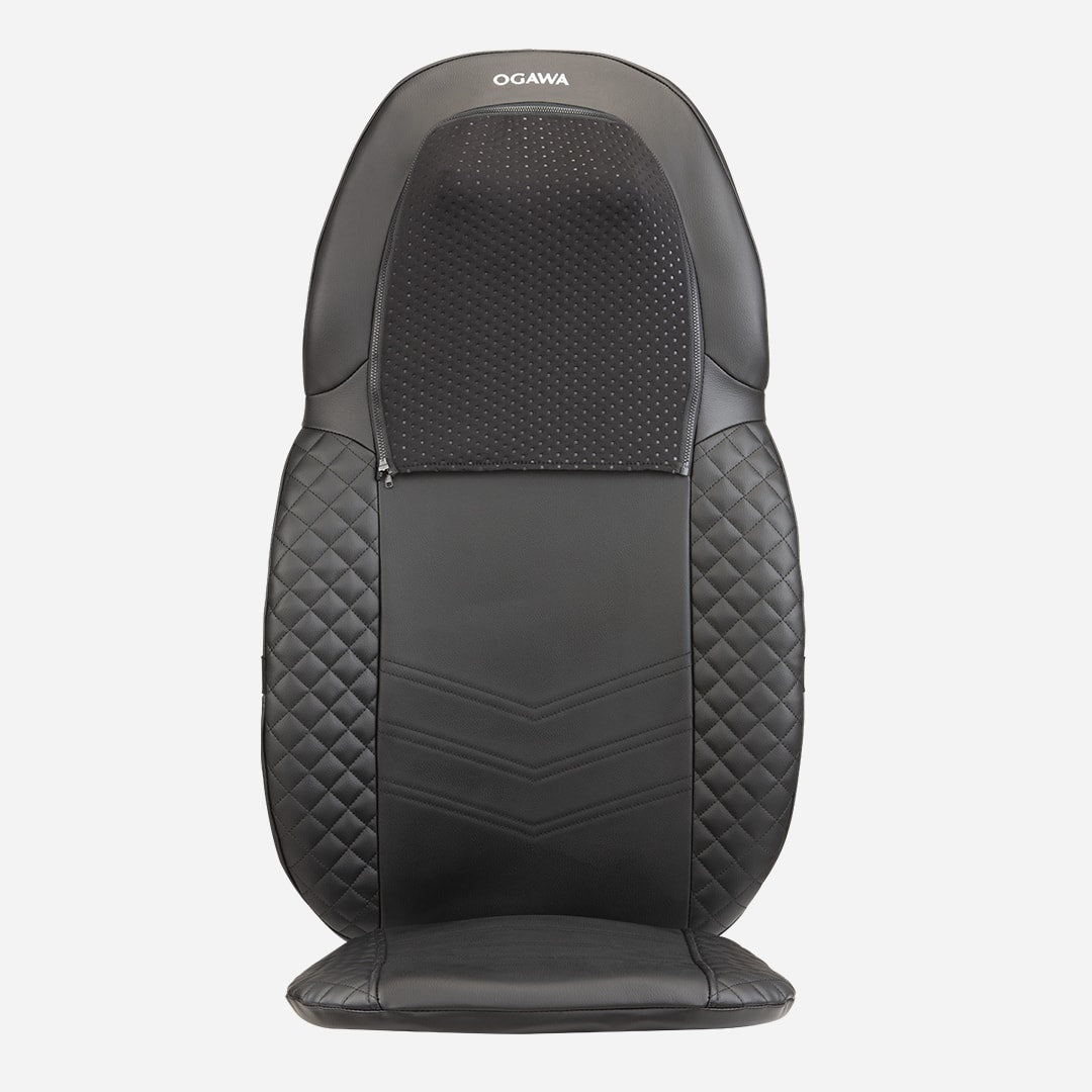 Black Mobile Seat Cozmic with Mesh and Leather cover